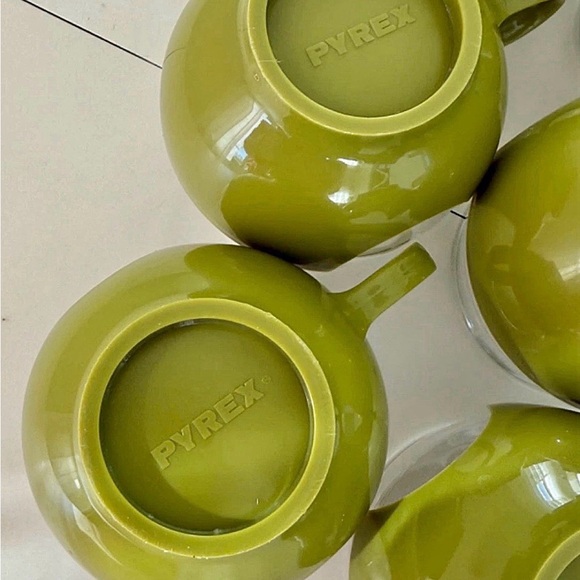 Vintage Pyrex Drinkups Roly Poly Glasses - Picture 2 of 10